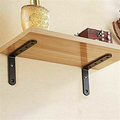 l shaped metal shelf brackets|wall mounted shelf l brackets.